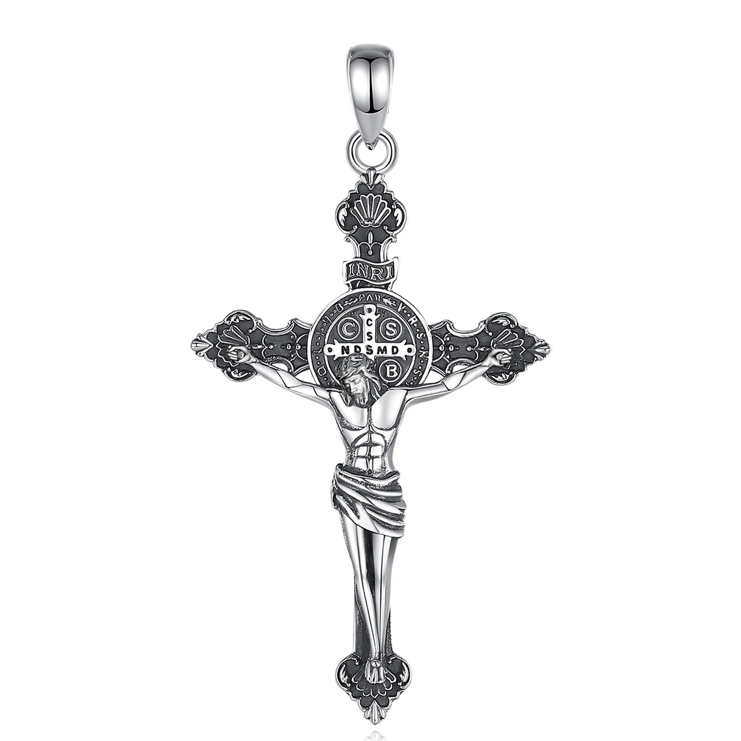 925 Sterling Silver Jesus Necklace