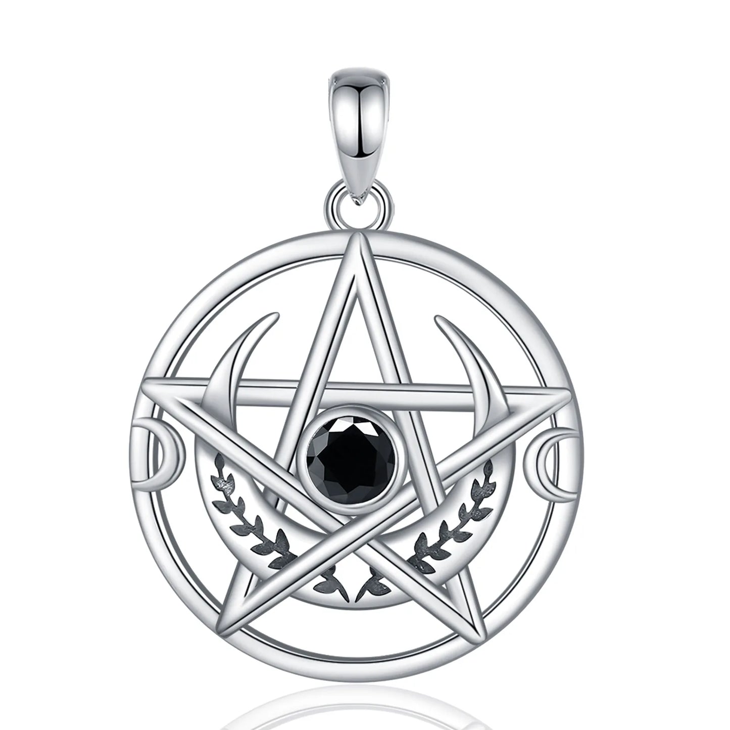 Eudora 925 Sterling Silver Pentagram Necklace