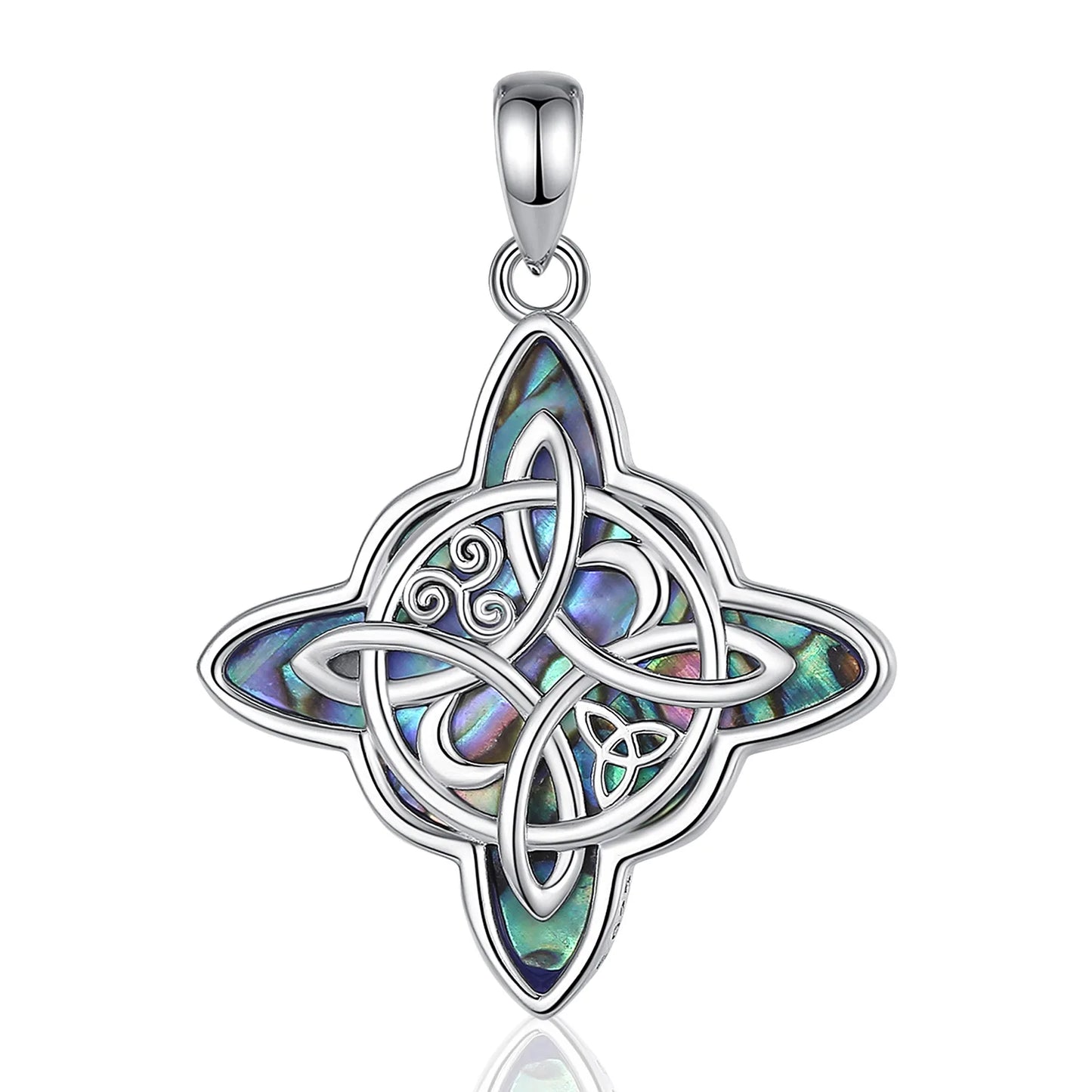 Eudora original 925 Sterling Silver Witch Knot Necklace