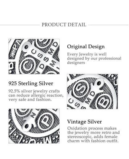 925 Sterling Silver Saint Benedict Adjustable Ring