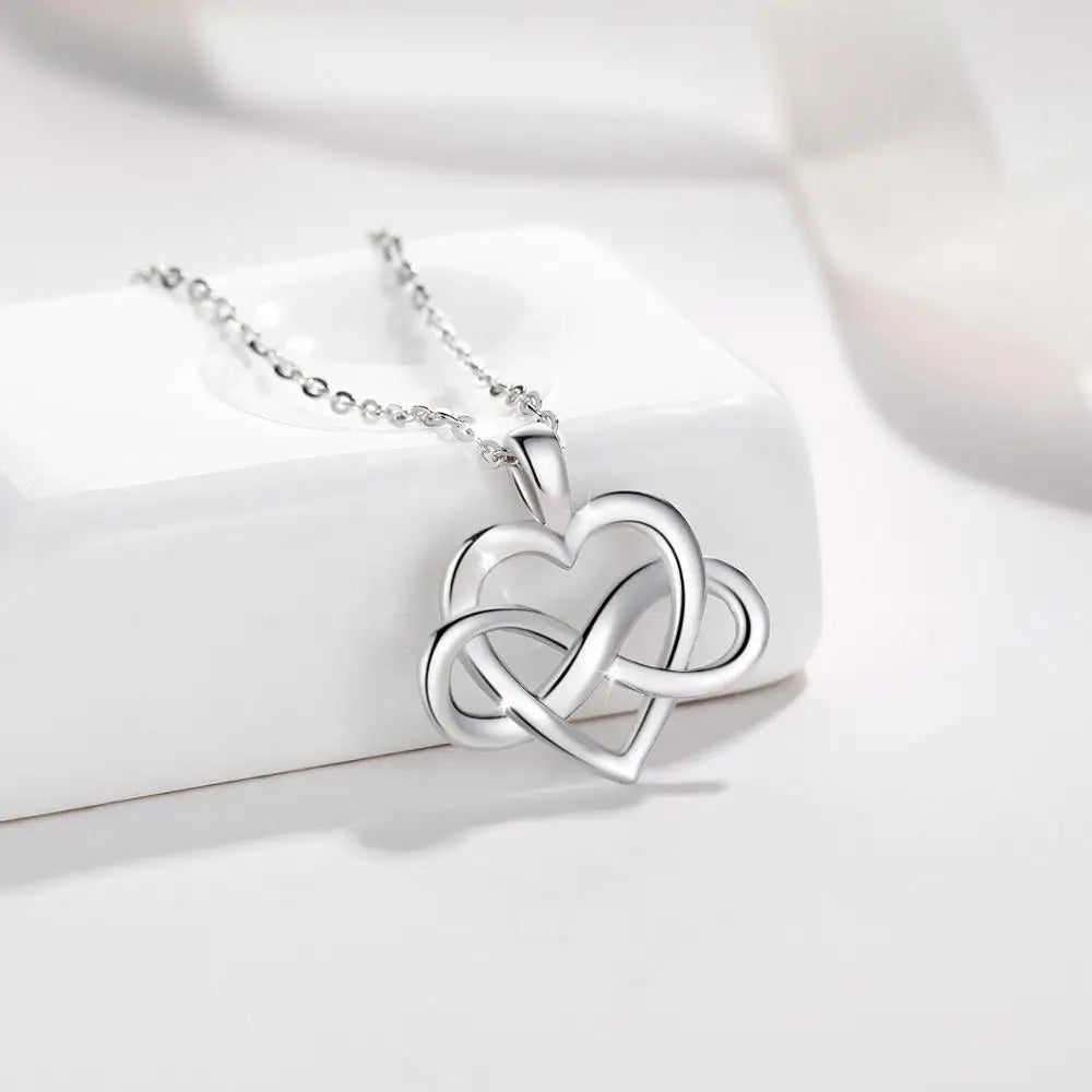 Eudora 925 sterling silver infinite Love Pendant