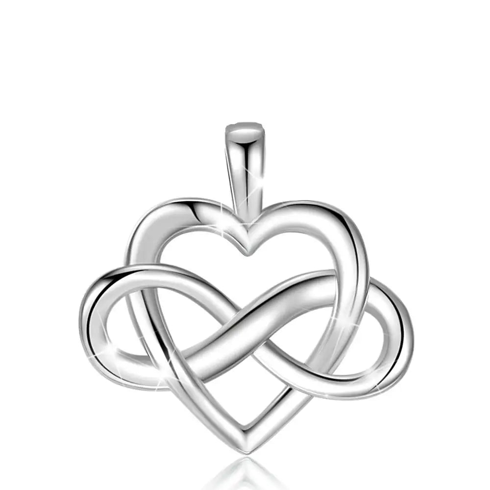 Eudora 925 sterling silver infinite Love Pendant