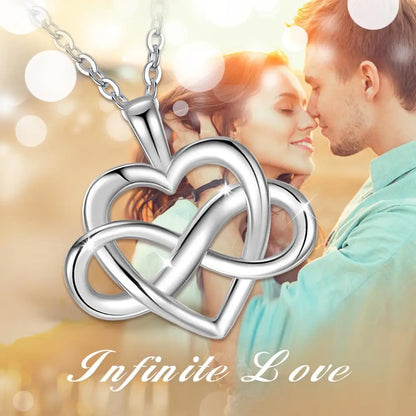Eudora 925 sterling silver infinite Love Pendant