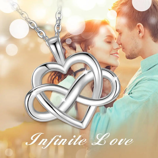 Eudora 925 sterling silver infinite Love Pendant