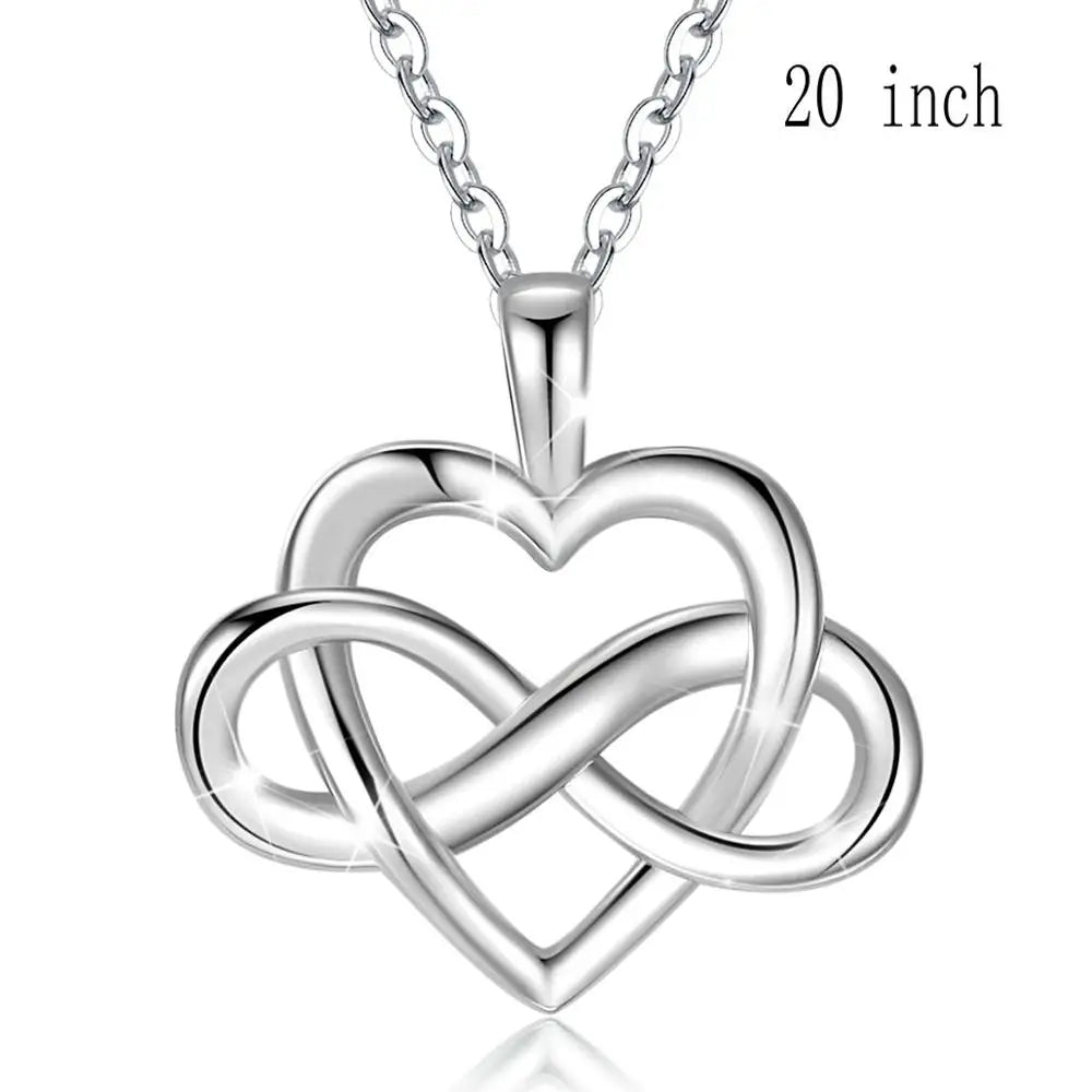 Eudora 925 sterling silver infinite Love Pendant