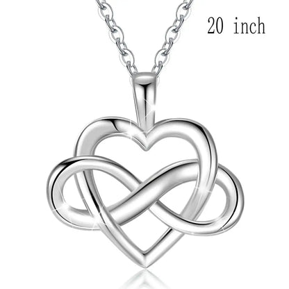 Eudora 925 sterling silver infinite Love Pendant