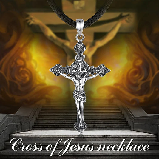 925 Sterling Silver Jesus Necklace