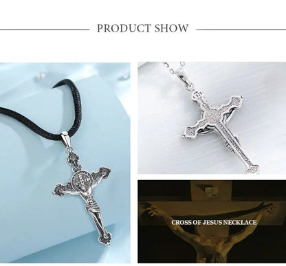 925 Sterling Silver Jesus Necklace