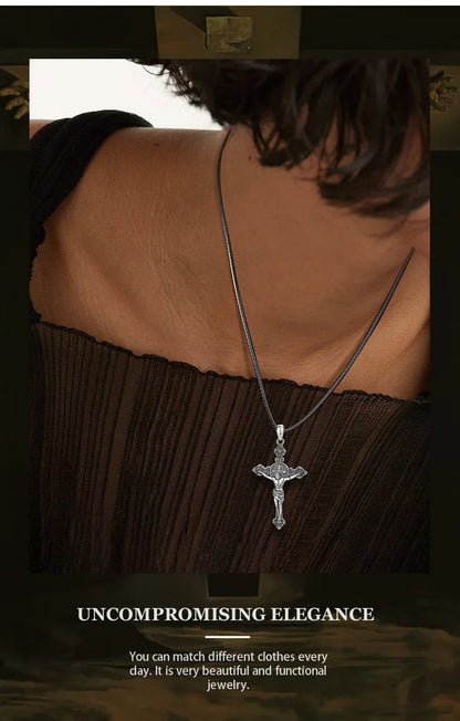 925 Sterling Silver Jesus Necklace