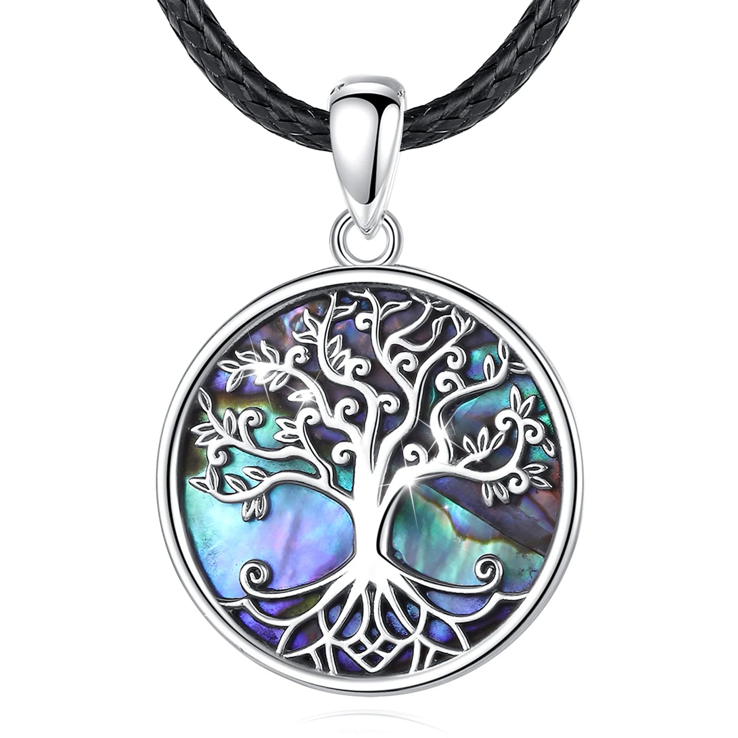EUDORA Genuine 925 Sterling Silver Tree of Life