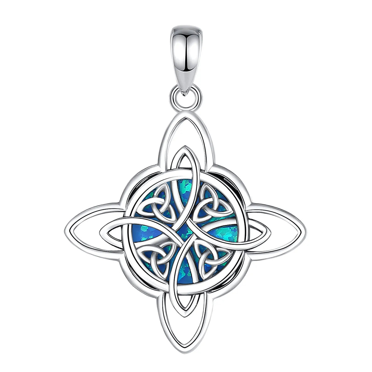 Eudora Original 925 Sterling Silver Witch Celtic Knot Necklace