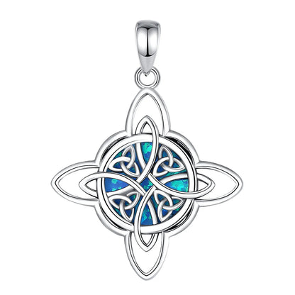 Eudora Original 925 Sterling Silver Witch Celtic Knot Necklace