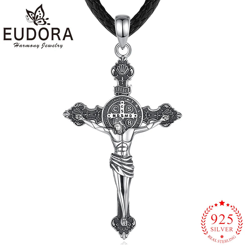925 Sterling Silver Jesus Necklace