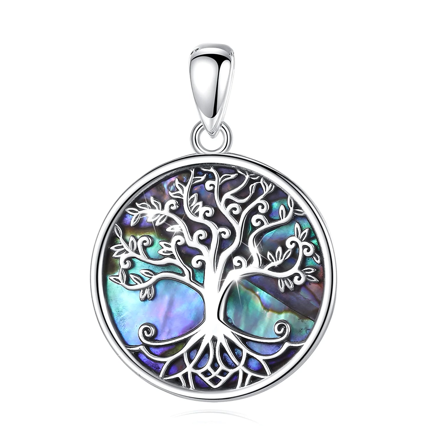 EUDORA Genuine 925 Sterling Silver Tree of Life