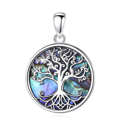 EUDORA Genuine 925 Sterling Silver Tree of Life