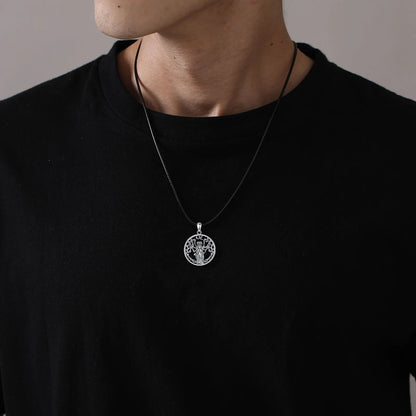 925 Sterling Silver Triple Moon Goddess Necklace Hecate Amulet Pendant