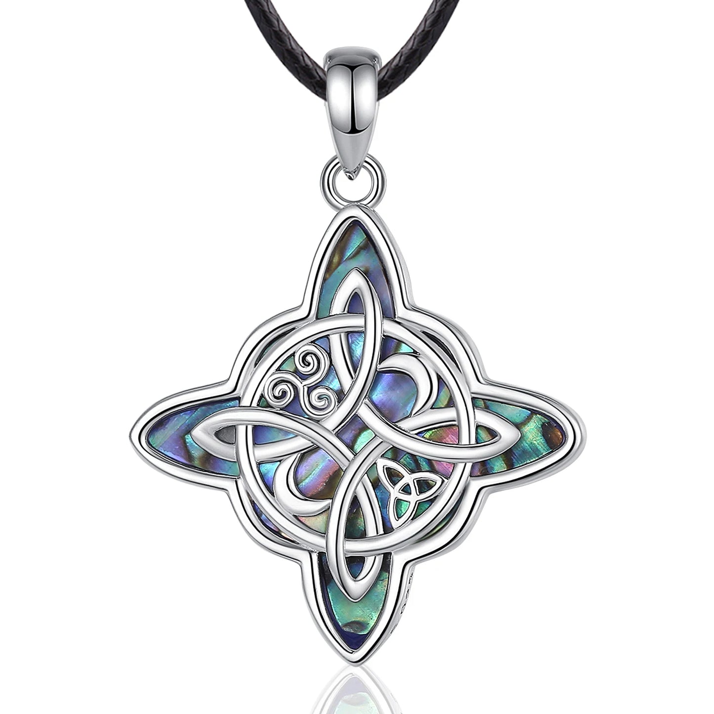 Eudora original 925 Sterling Silver Witch Knot Necklace