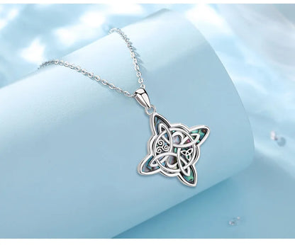 Eudora original 925 Sterling Silver Witch Knot Necklace