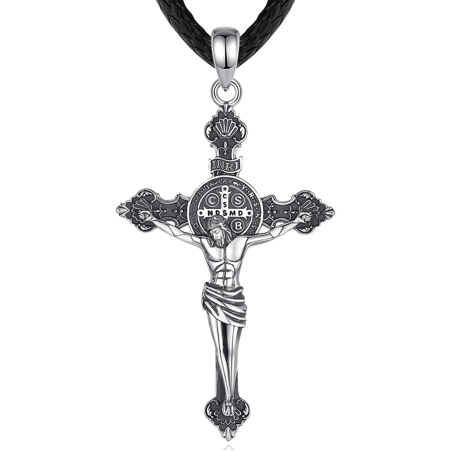 925 Sterling Silver Jesus Necklace