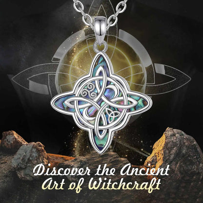 Eudora original 925 Sterling Silver Witch Knot Necklace