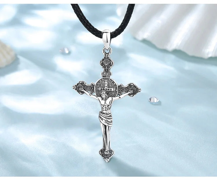 925 Sterling Silver Jesus Necklace