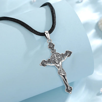 925 Sterling Silver Jesus Necklace